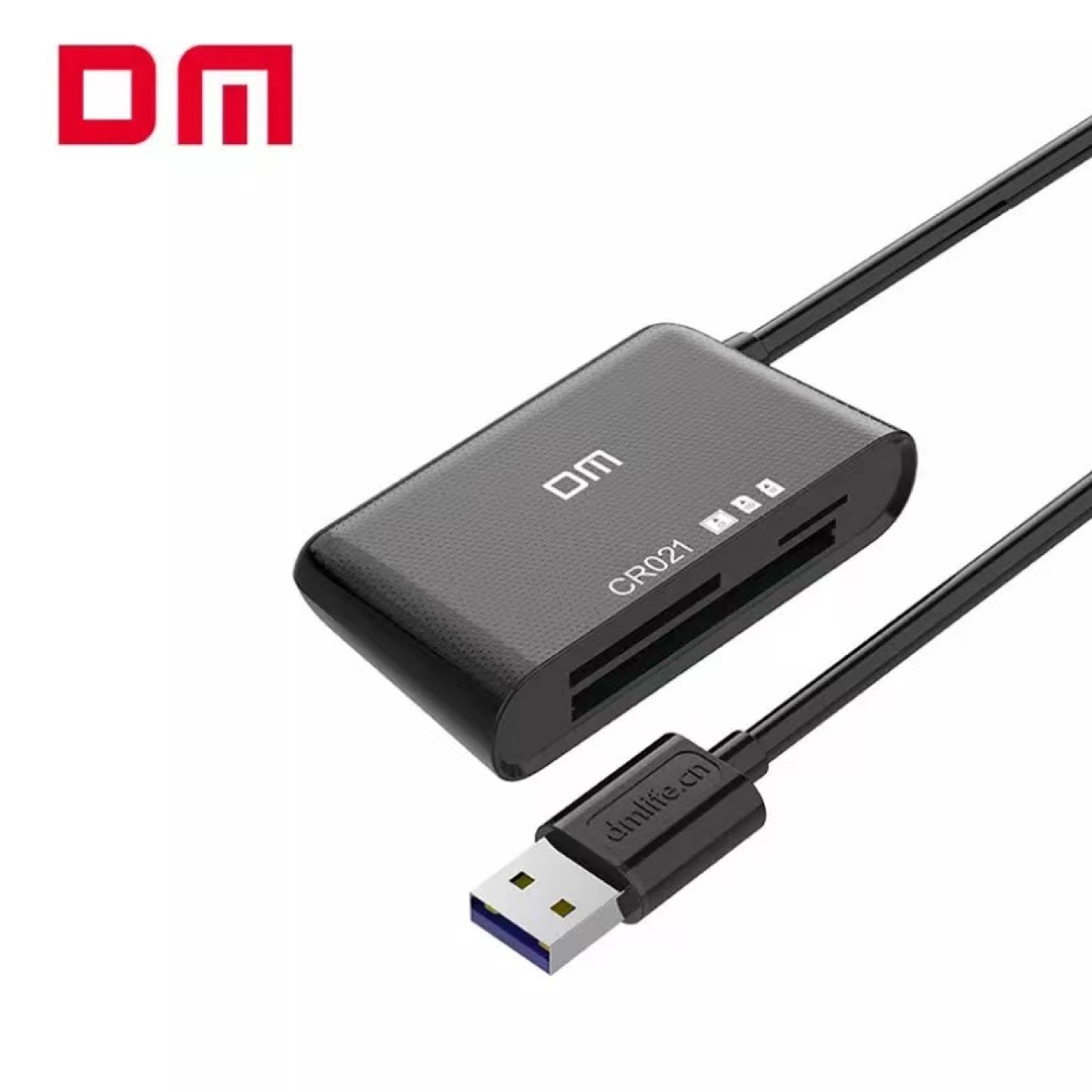 大迈（DM) CR021多功能三合一度读卡器 USB3.0 高速手写